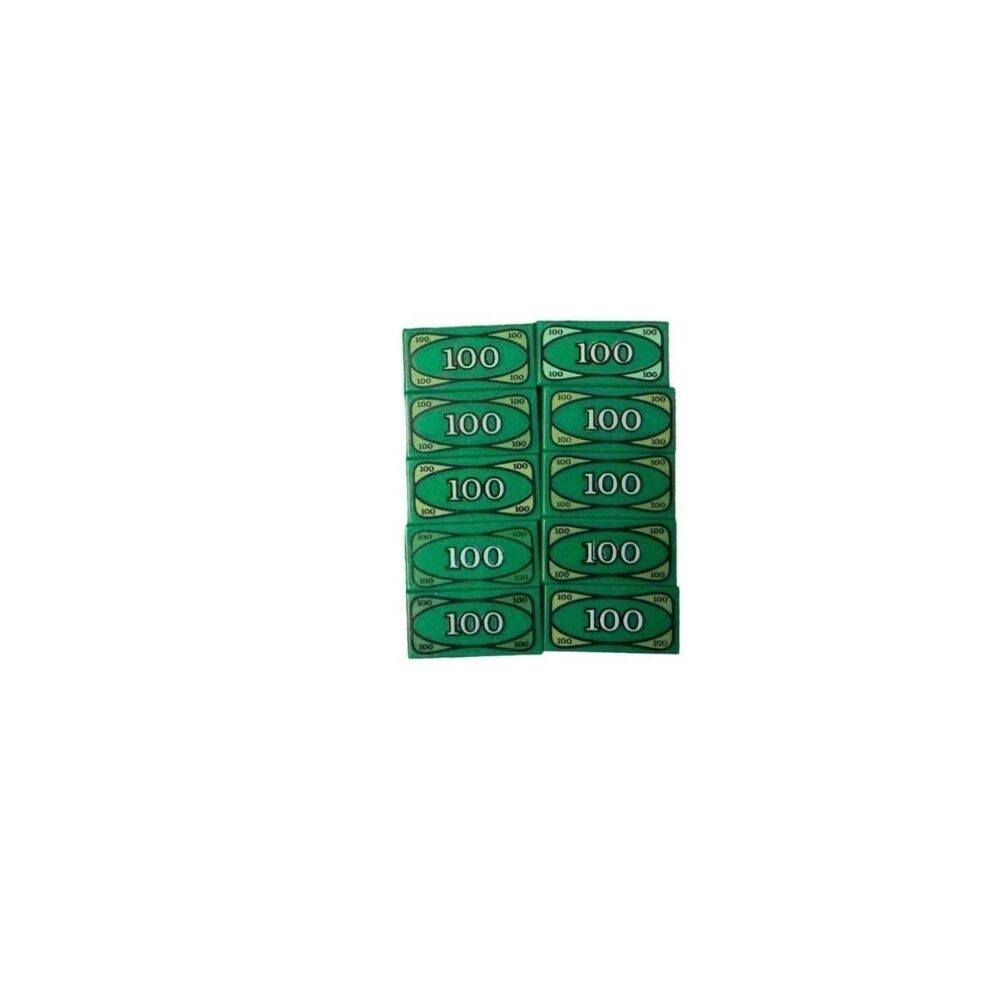 ☀️NEW Lego Batman 10 Green Money Tile City $100 Dollar Bill Bank Cash Minifigure